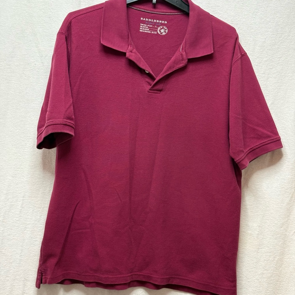 Saddlebred Rich Burgundy Polo Shirt
